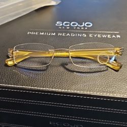 New Pair Of Scojo New York Gels GOLD