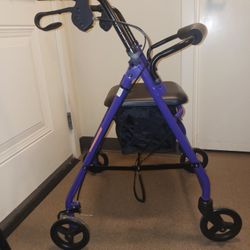 Medline 300 Lb Capacity Grape Purple Rare Color Brand New Freshly Assembled Professionally Extremely Rare Color Huge Oversized Storage Padded Seat