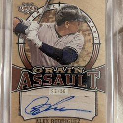 Alex Rodriguez Auto Card /30