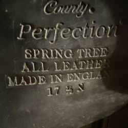 County Perfection 17.5 Narrow Tree Dressage saddle 
