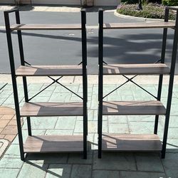 2 Book Shelves / Media Shelves