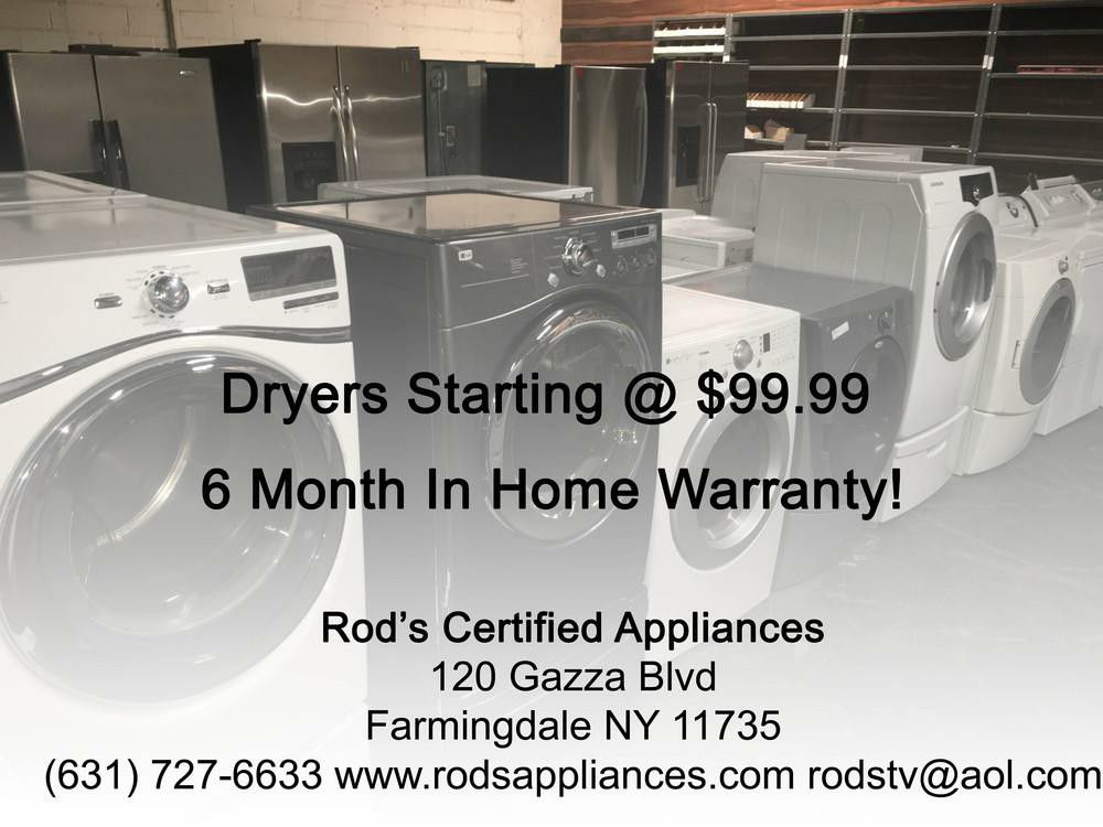 Rods Certified Appliances