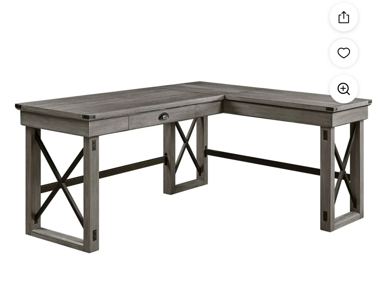 L Shaped Desk w/ Lift Top