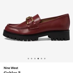 Nine West Gables 3 Lug Sole Loafers, Size 9