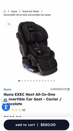 Nuna Exec Next  car seat new in box still