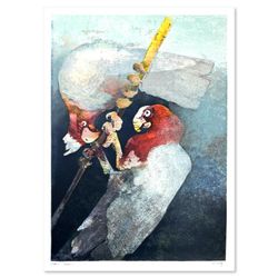 Edwin Salomon (1935-2014), "Parrots" Limited Edition Serigraph, Hand Signed and Numbered; Letter of Authenticity.