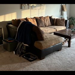 Sectional  $150-OBO.  Smoke Free Pet Free Home 