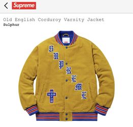 Supreme Old English Corduroy Varsity Jacket