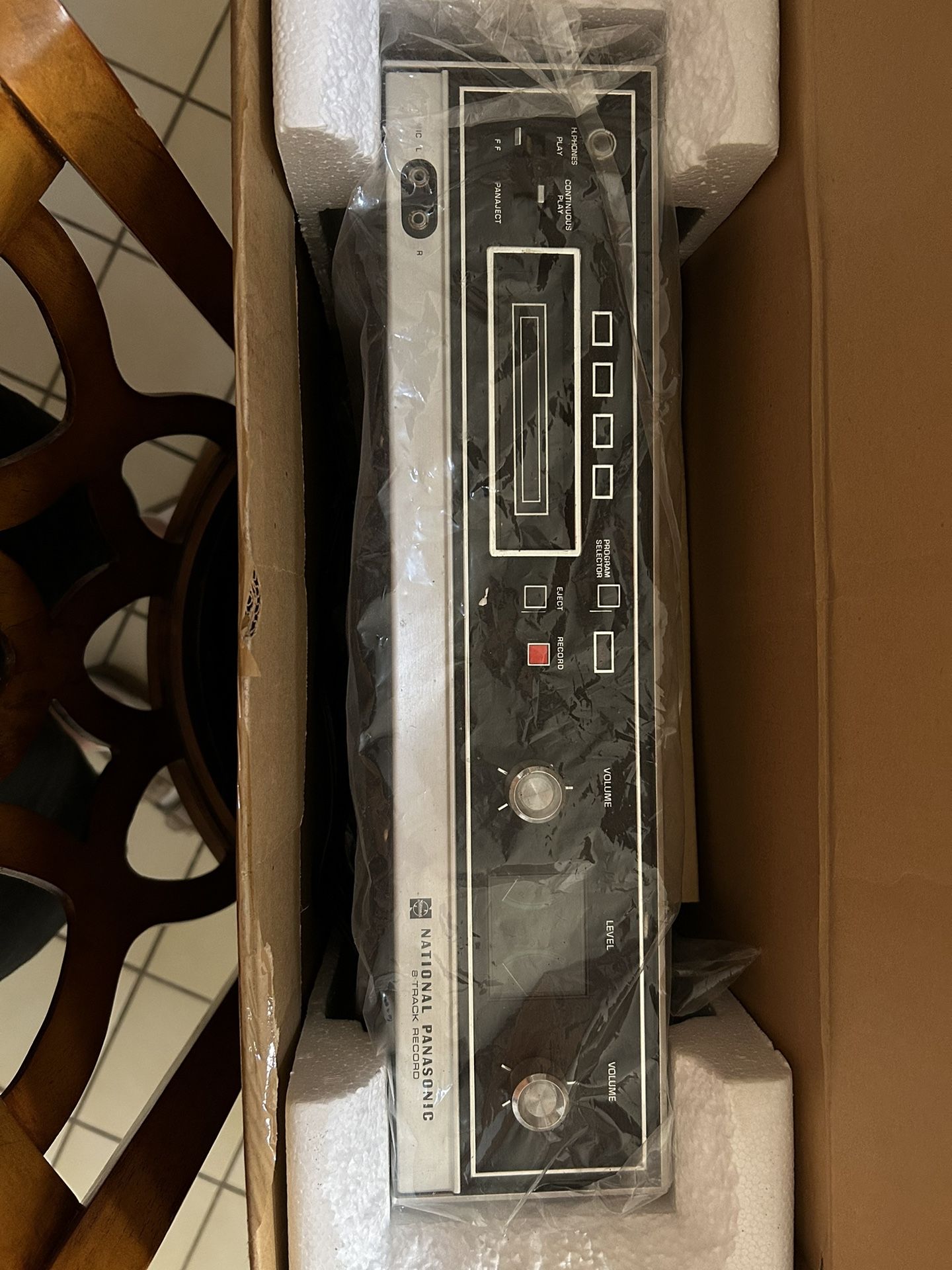 National Panasonic 8 Track Player