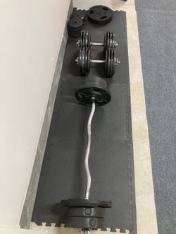 Weights Curl Bar Dumbbell 