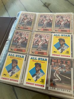 Topps Dwight Gooden & Len Dykstra Baseball Card Lot