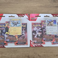 For Sale:
Brand New in Box Pokemon Trading Card Game TCG Scarlet & Violet Destined Rivals Blister 3 Pack with Promo Card