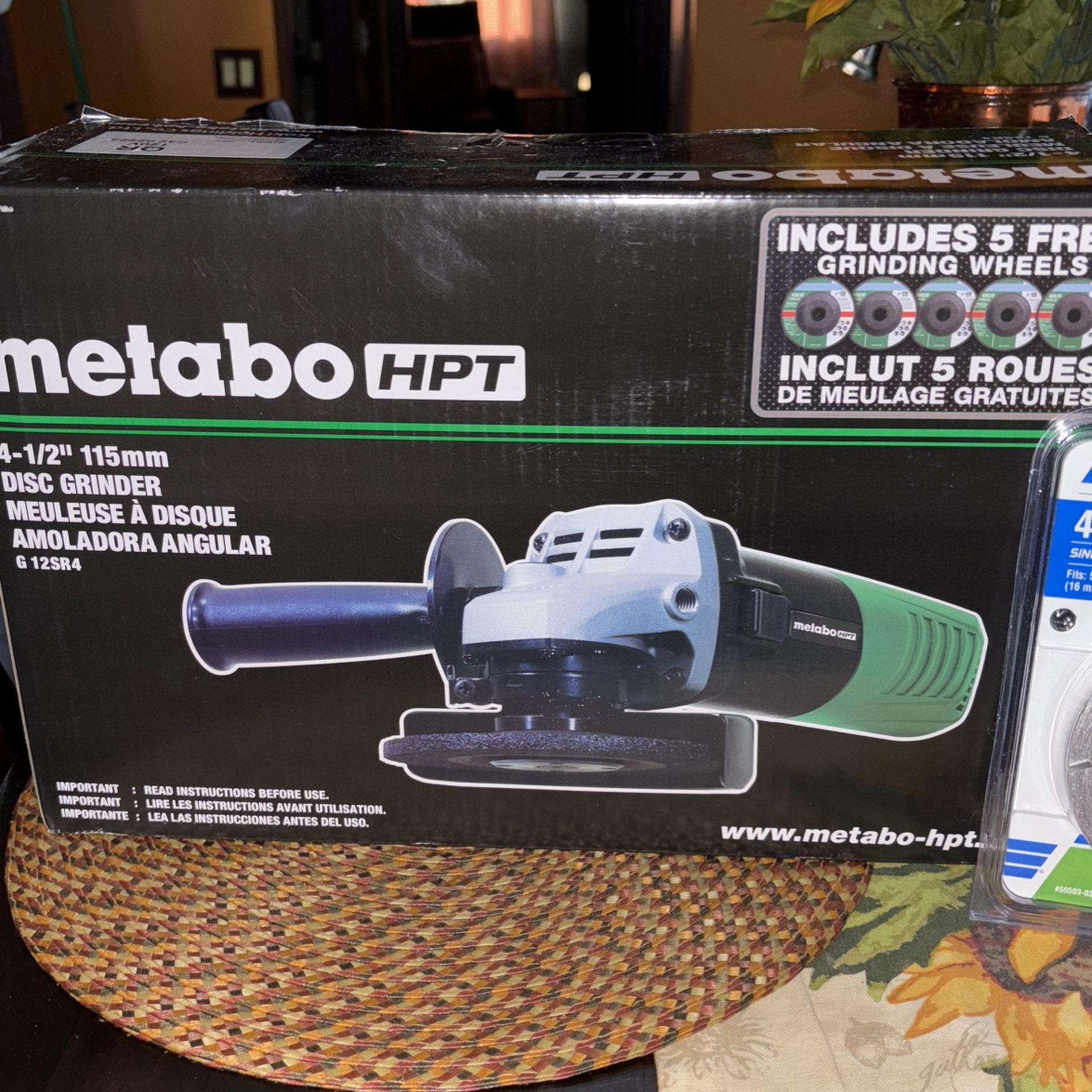 Metabo HPT-Disc Grinder 