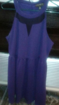 3xl for ever 21 purple dress