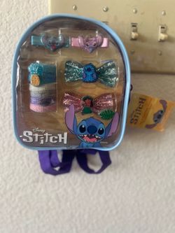 Mini backpack w/hair accessories