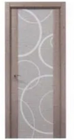 Tempered Designed Interior Glass Door With Frame And Moldings