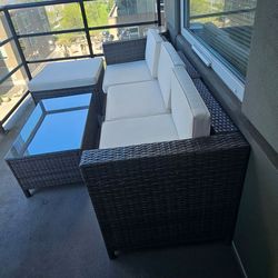 Patio sofa and table for sale