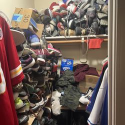 Nike, Adidas, Reebok, etc. top brand name shoes I have 400 pairs. This would be a great investment for somebody.