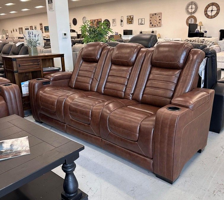 Real Leather Power Reclinings Sofas Couchs and Loveseats Finance and Delivery Available 