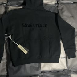 Black Essential hoodies