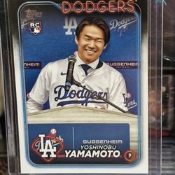 2024 Topps Image Variation Yoshinobu Yamamoto Rookie Card Dodgers