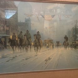 Dallas Texas 1908 Painting 