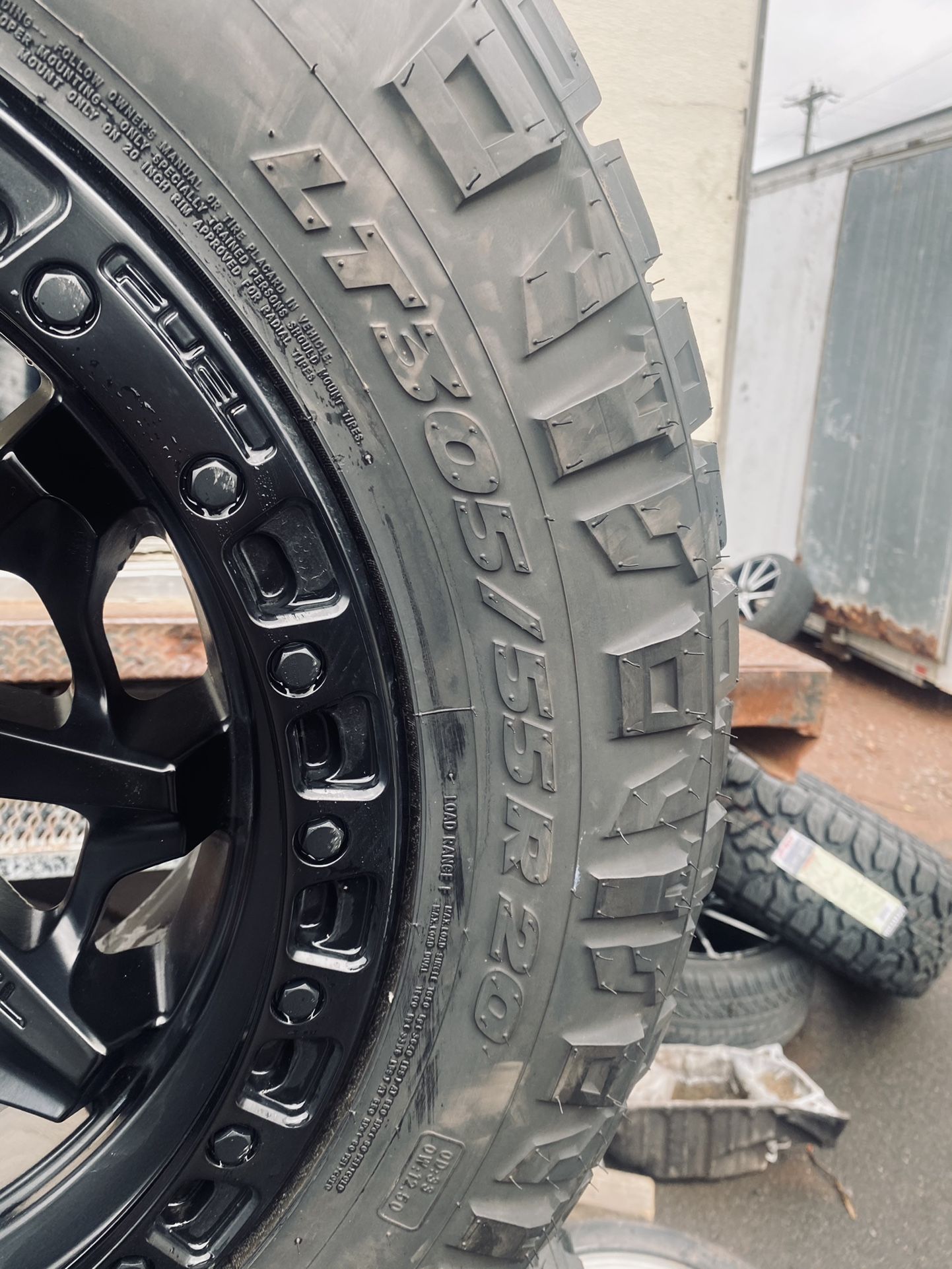 20 Inch Fuel Rims with Nitto Tires
