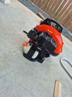 Echo Backpack Blower Pb580t Working Very Well Trabajando Super Bien