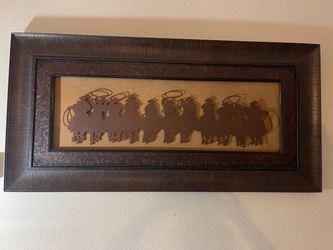 Rustic Framed Western Wall Art
