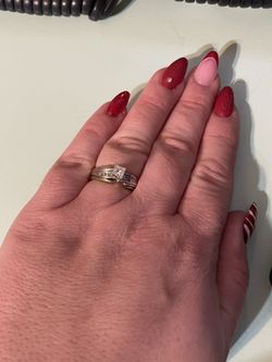Beautiful 1/2 Carat Diamond Ring With Band  Thumbnail