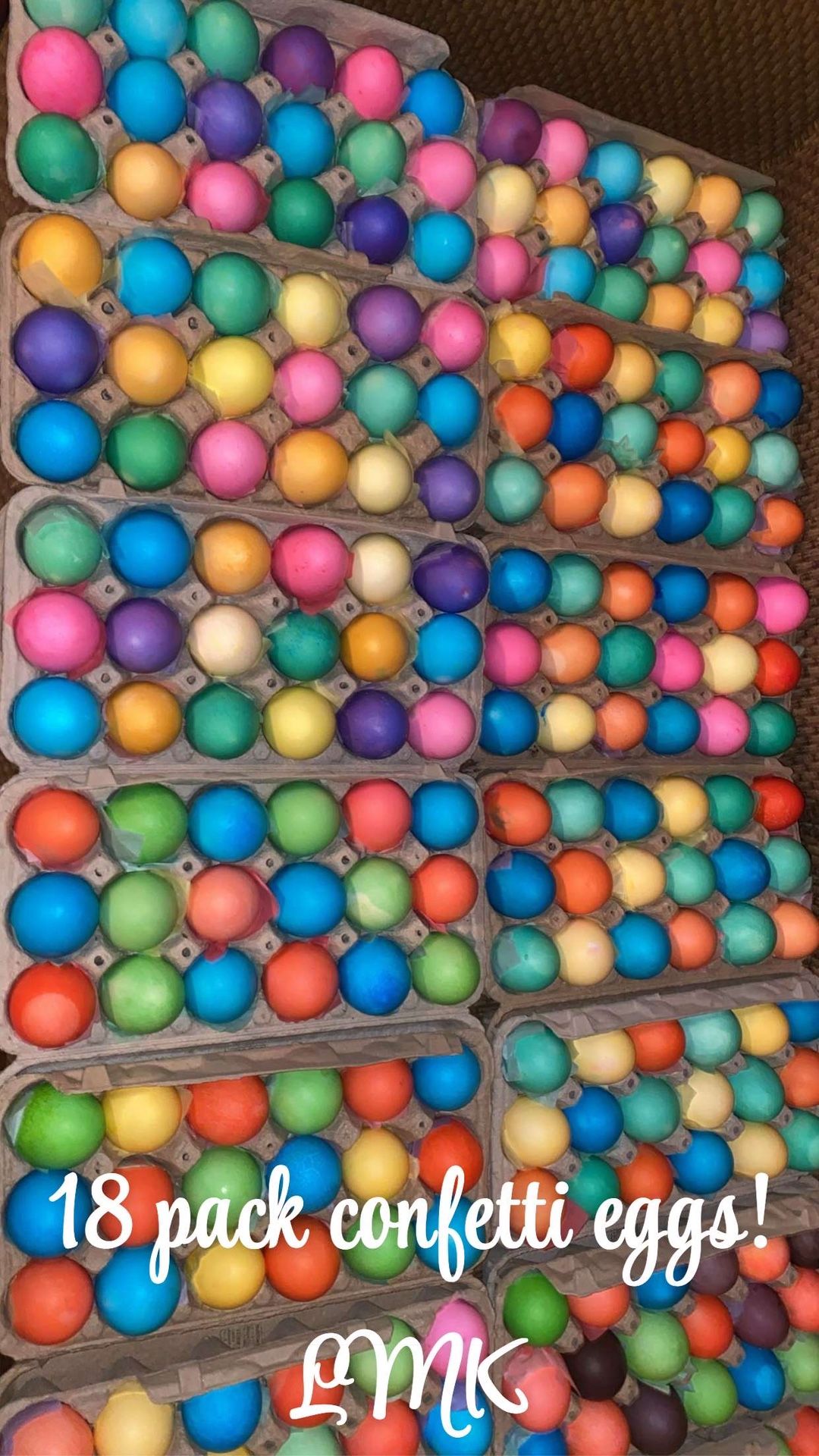 Easter Confetti Eggs