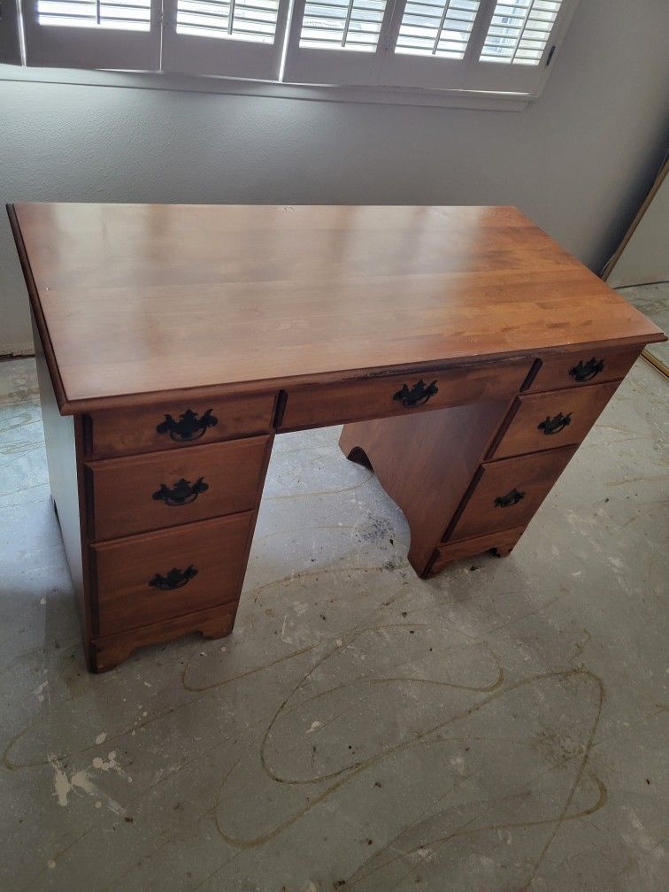 Vintage Maple Desk