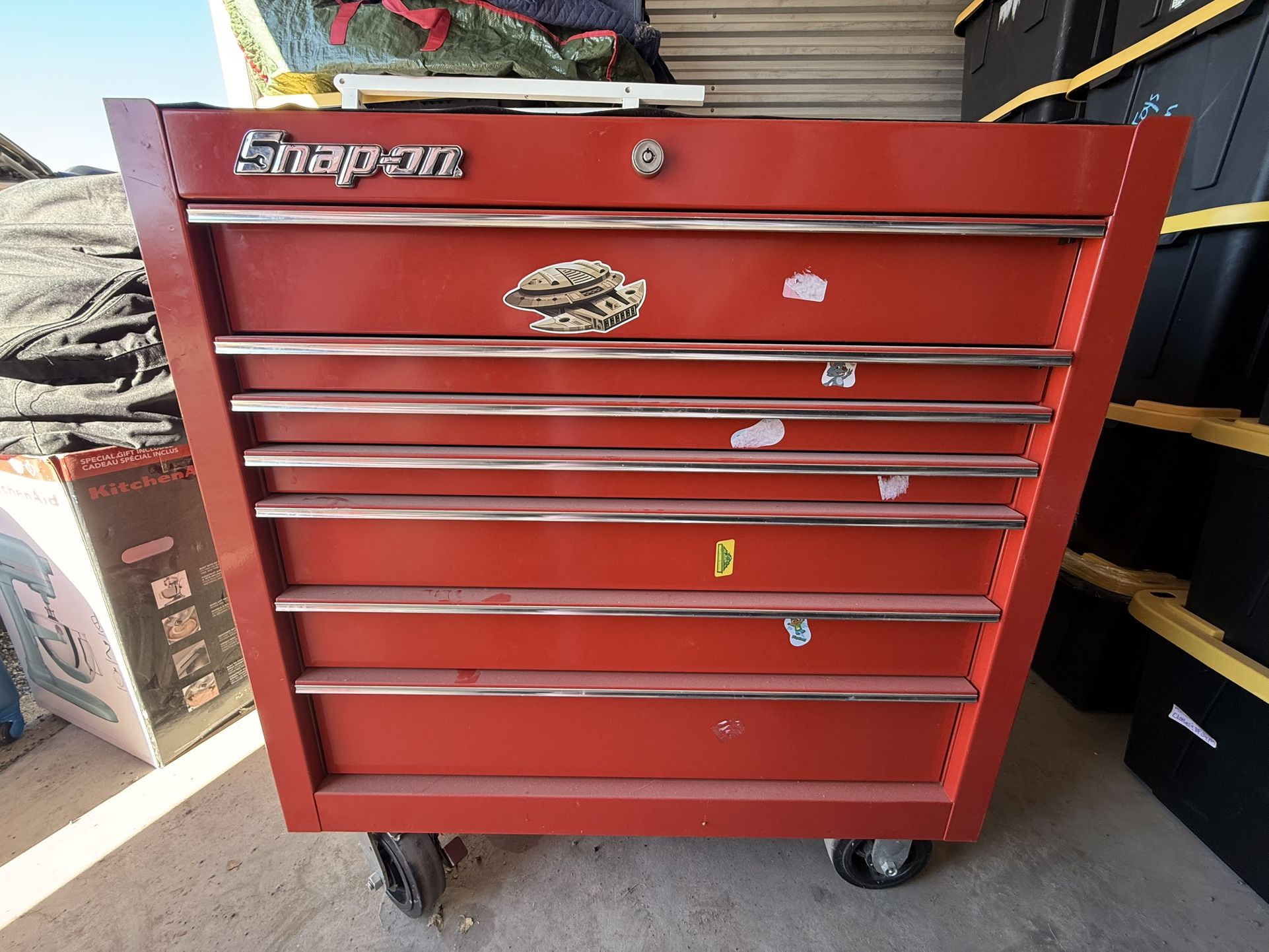 Snap-on 40" Seven-Drawer Single Bank Heritage Series Roll Cab