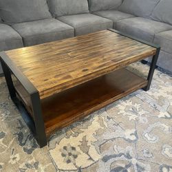 Sled Coffee Table with Storage