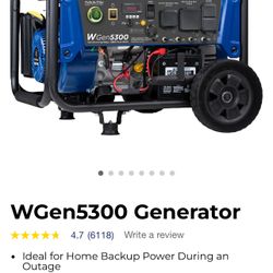 WGen5300 Generator