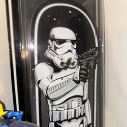 Star Wars Santa Cruz Exclusive Vintage Style Stormtrooper Skateboard Deck Skate Rare Limited