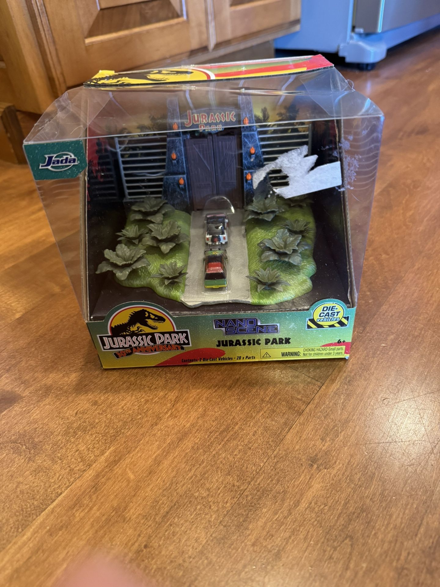 Brand new in box Jurassic Park 30th anniversary diecast vehicle play set