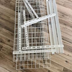 Husky Adjustable Height Garage Overhead Ceiling Storage Rack