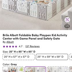 Baby Gate Kids Activity Center 