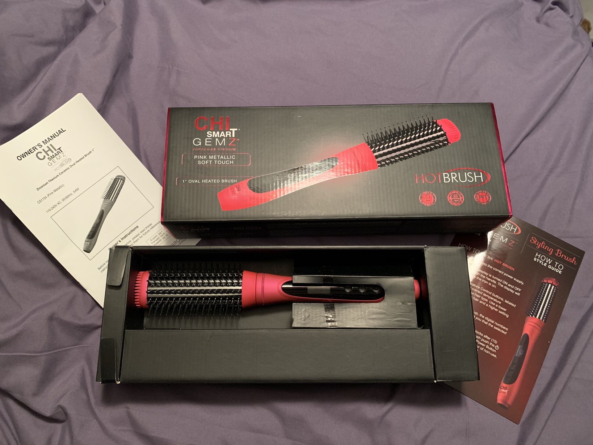 Chi gemz heated brush sale