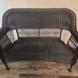 Wicker Double Seating Chair