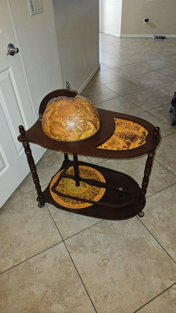 Liquor Cart With Storage