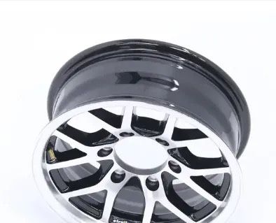 Aluminum Condor Trailer Wheel - 15" x 6" Rim - 6 on 5-1/2 - Black