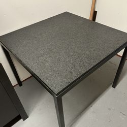 3x3 Stone Top Square Table  