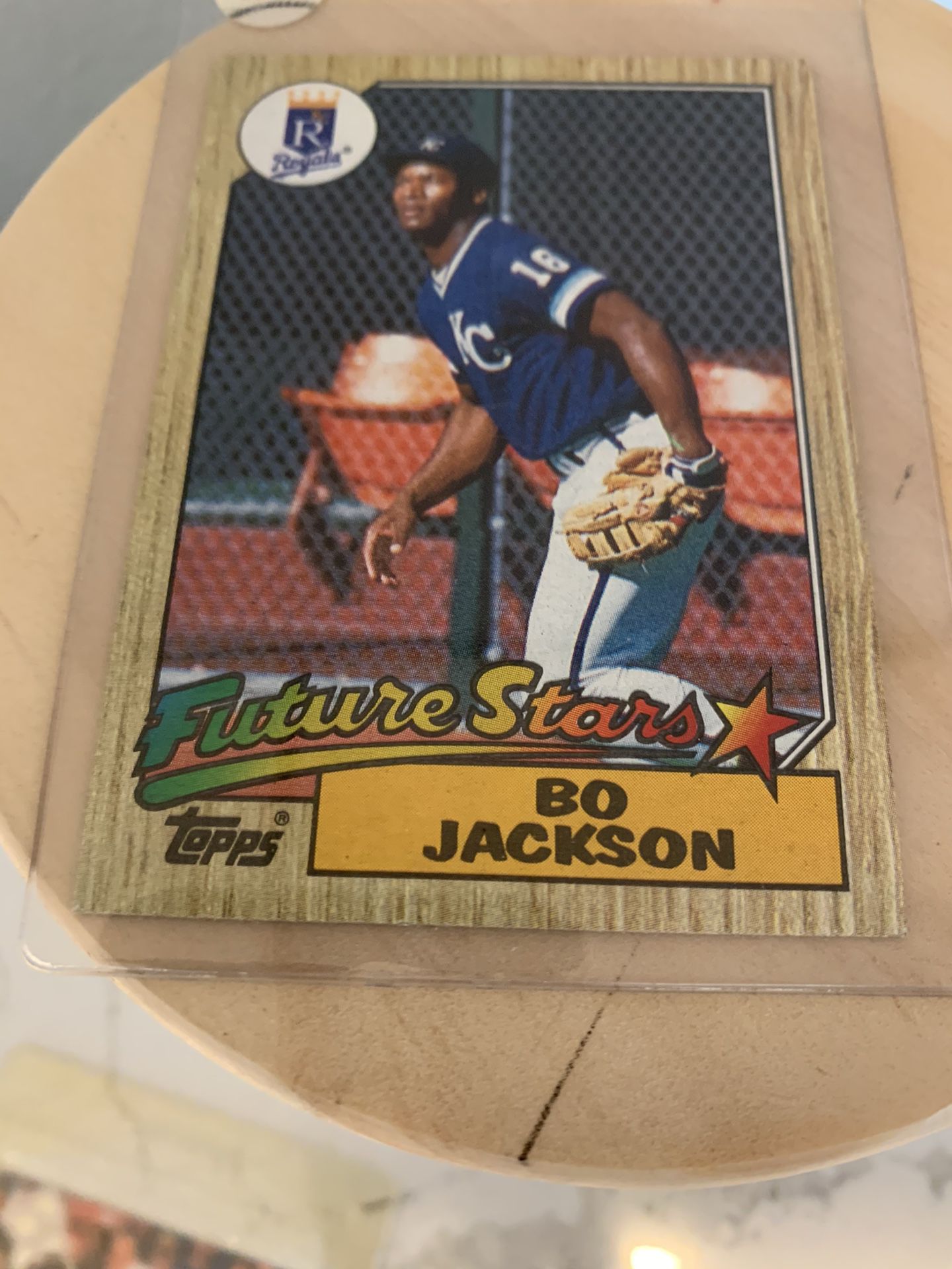 Bo Jackson baseball card, 1987