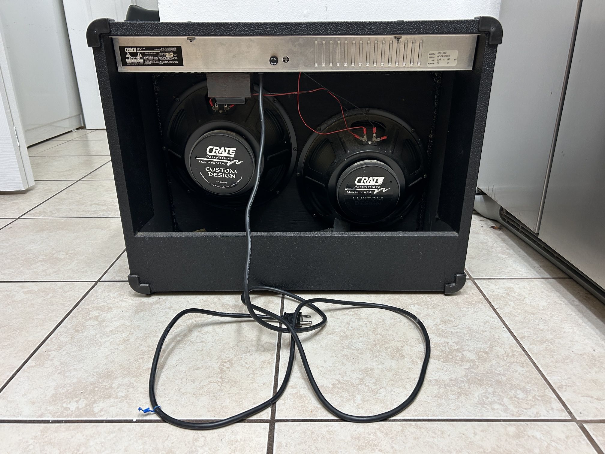 Amp GFX 212 Combo 120 Watts 2 X12”