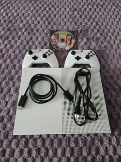 Xbox One S used but perfectly working. Factory defaulted and ready to go!