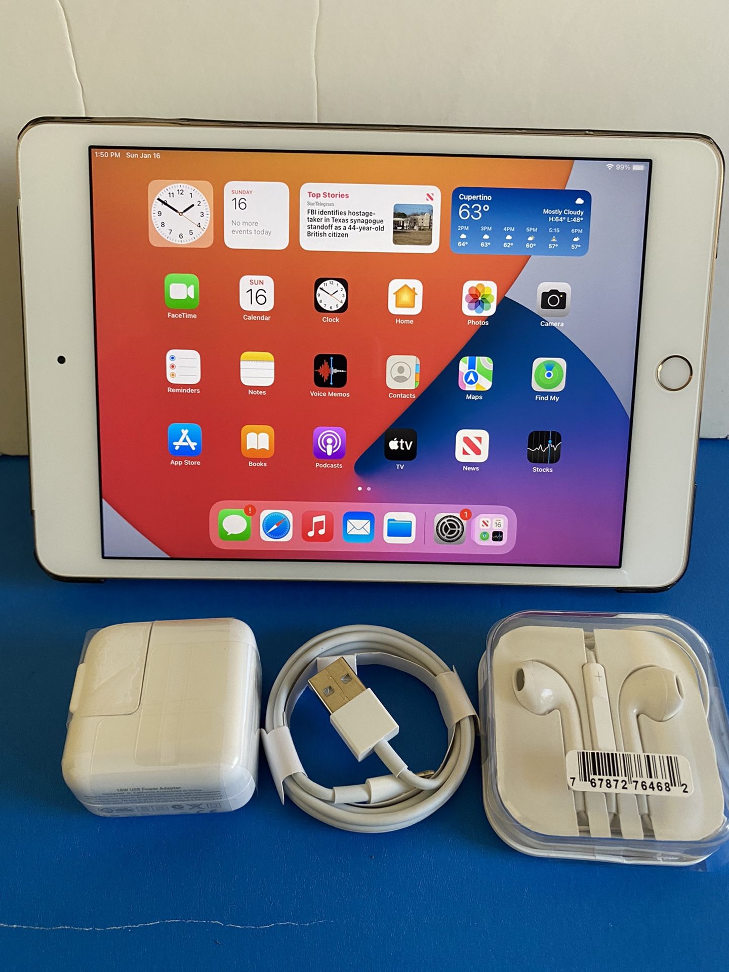 Apple IPad Mini 4th Generation (Latest IOS 15/ Retina / Touch ID 