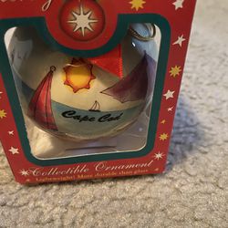 Cape Cod Christmas Ornament  -NEW IN BOX  