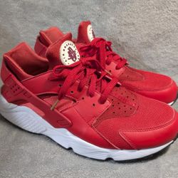 Nike Air Huarache Run In University Red, Size Men's 12